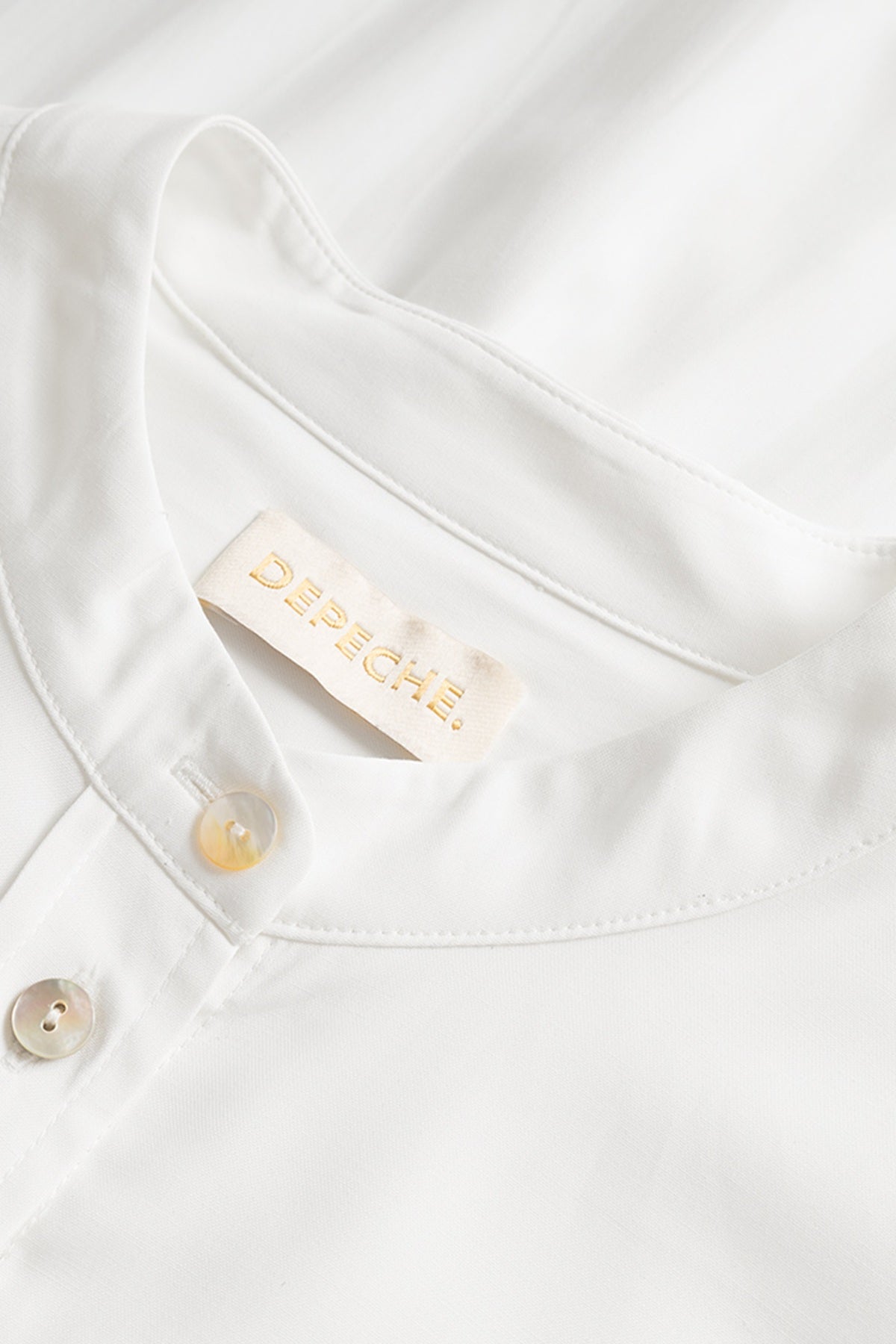 Depeche FayDE LS Shirt, White