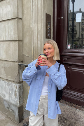 Depeche FayDE LS Shirt, Blue