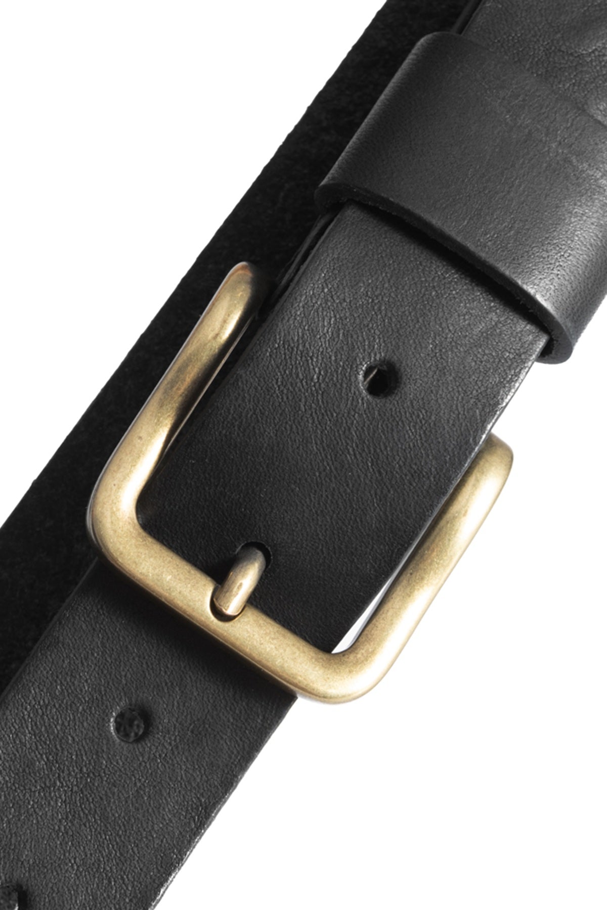 Depeche jeans bælte12824, Black/Brass