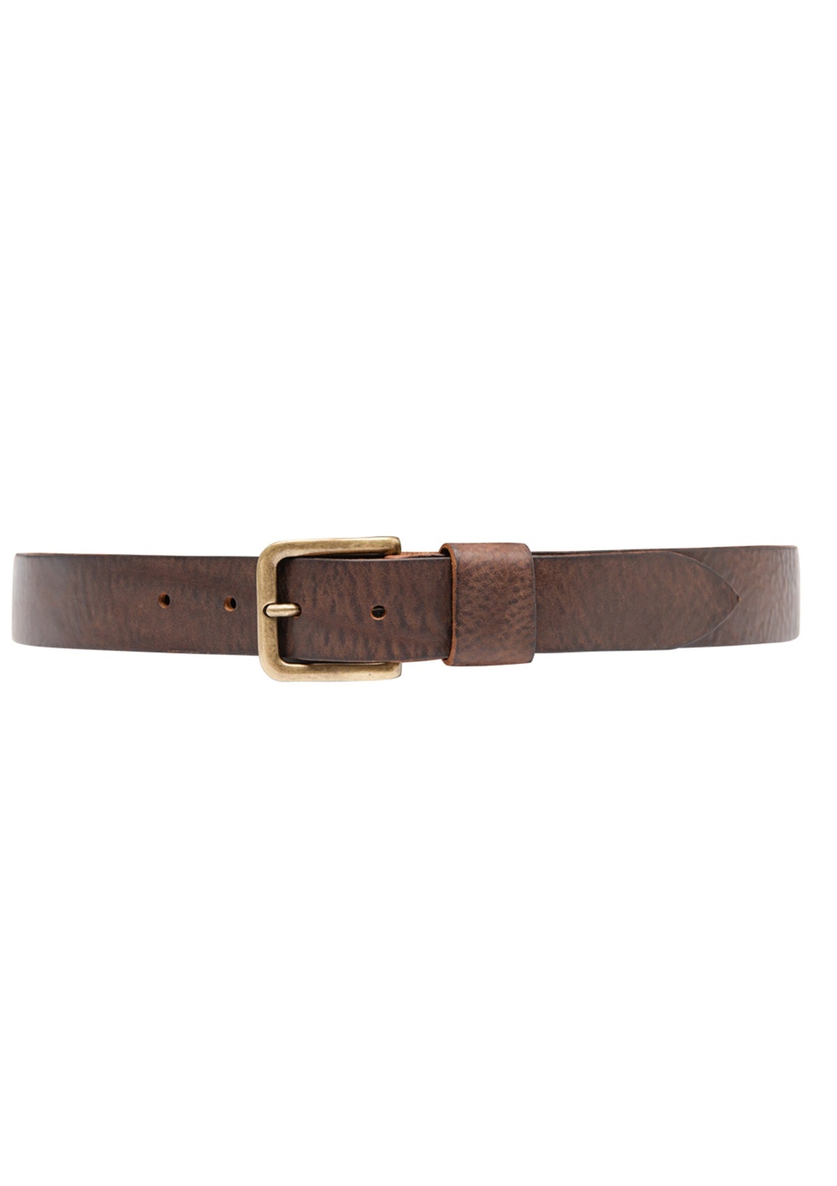 Depeche jeans bælte12824, Brown/Brass