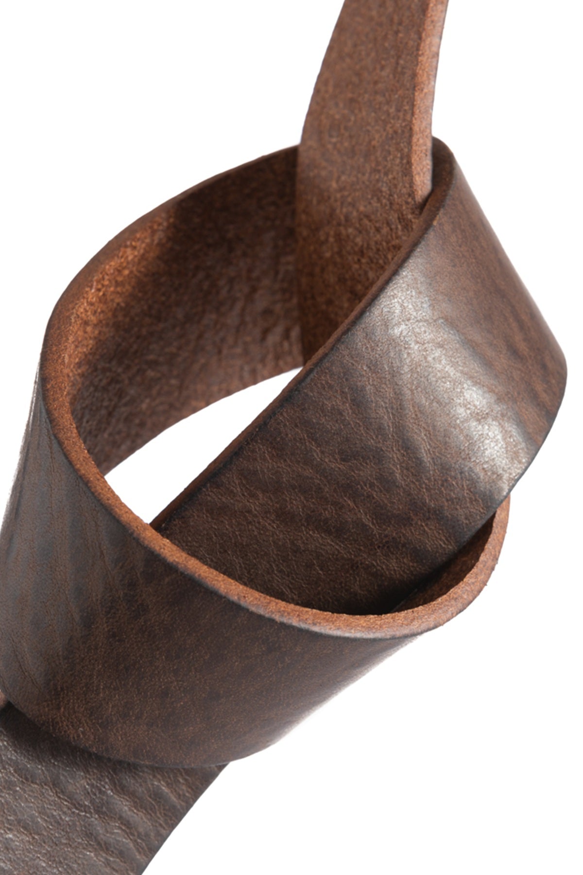 Depeche jeans bælte12824, Brown/Brass
