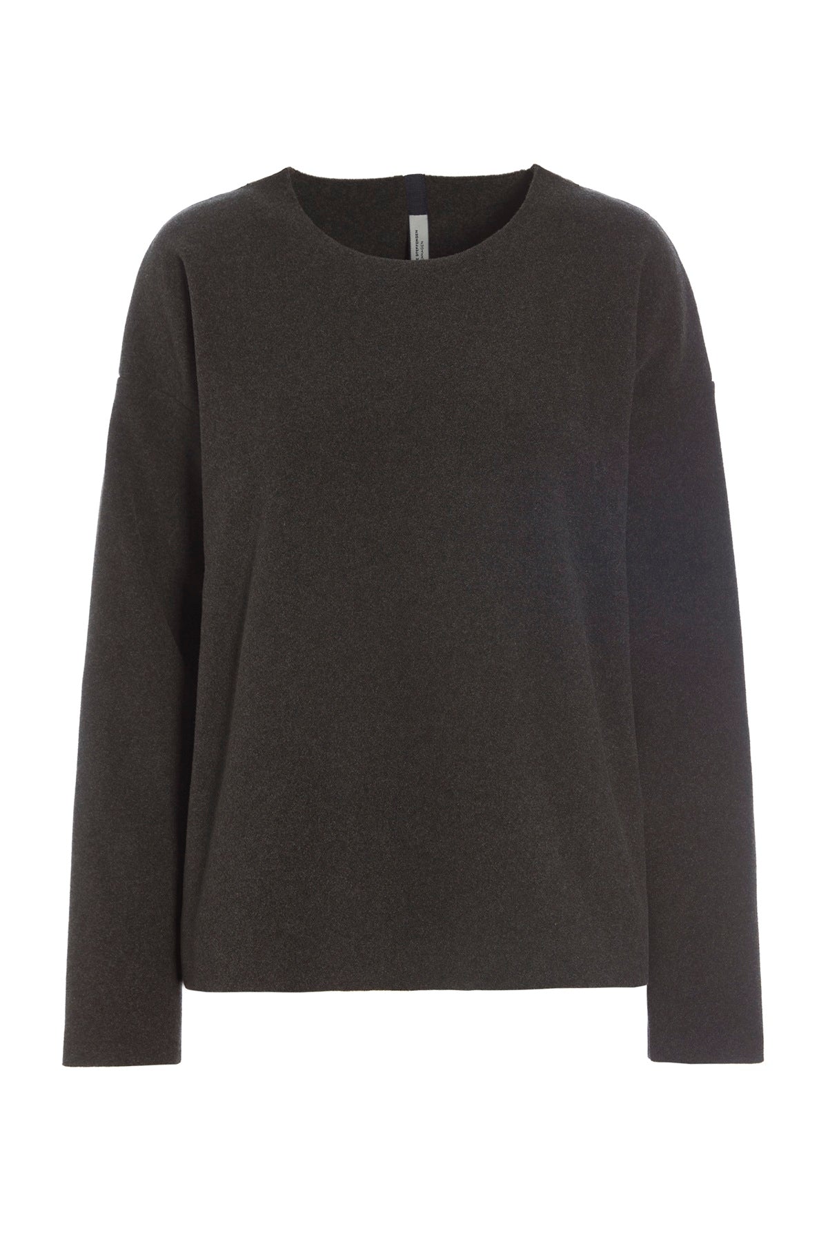 Henriette Steffensen  BLOUSE ROUND NECK 1359, CHOKOLATE