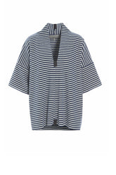 Henriette Steffensen  Fleece Pullover 1361, Stripes Demin & Kit