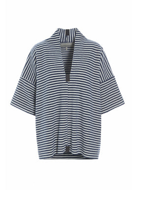 Henriette Steffensen  Fleece Pullover 1361, Stripes Demin & Kit