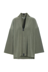 Henriette Steffensen  FLEECE PULLOVER 1370,  DUSTY GREEN