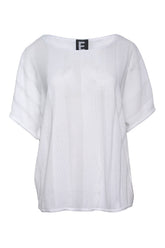 E Avantgarde Strik bluse 14210-1, White