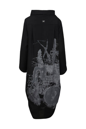 E Avantgarde kjole 14875-9982, Black-Silver