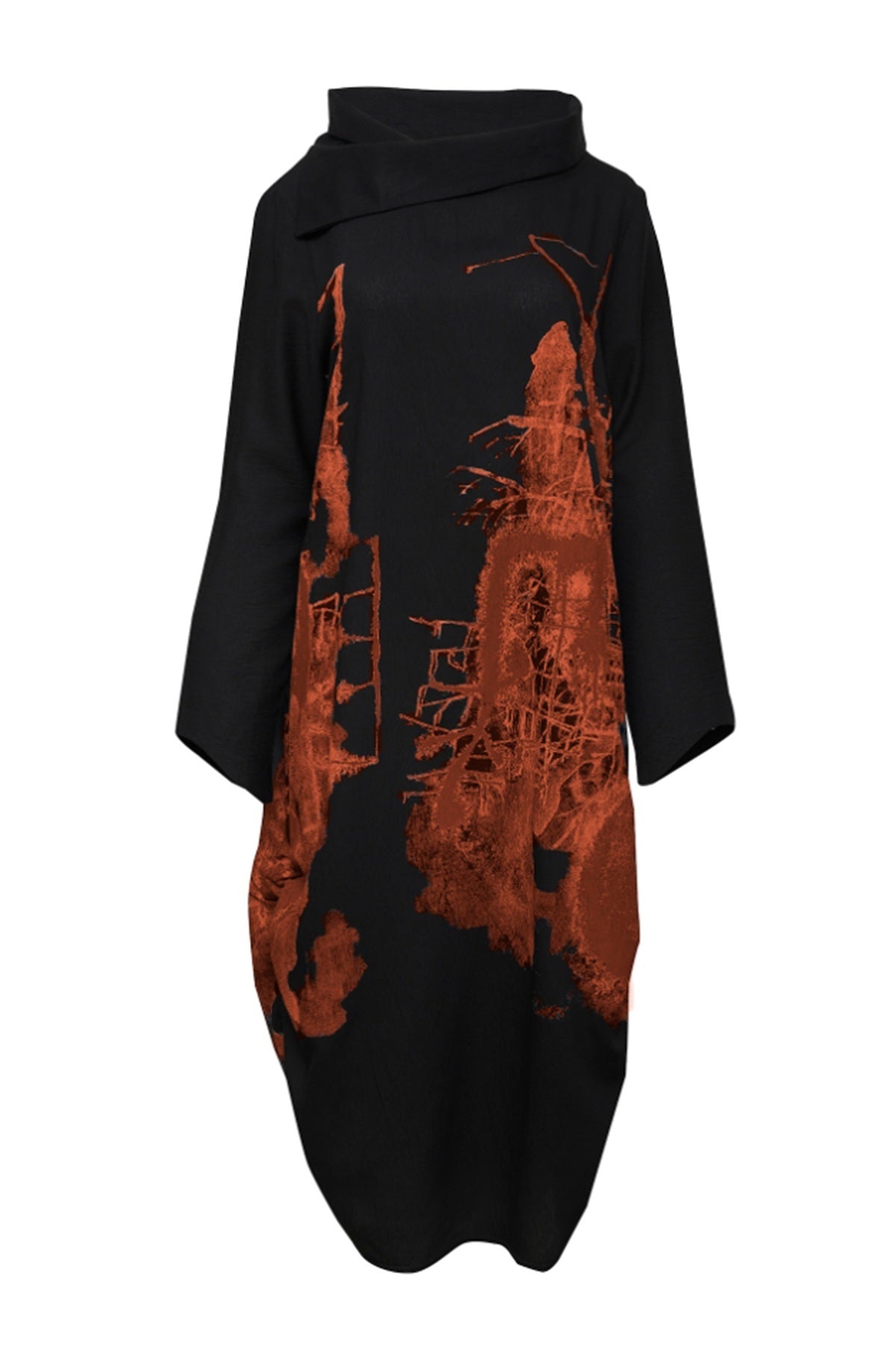 E Avantgarde kjole 14875-9943, Black-Chili