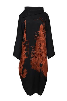 E Avantgarde kjole 14875-9943, Black-Chili
