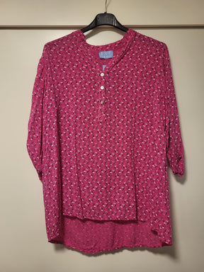Marc Lauge Vivi Flower Shirt M7010, Pink