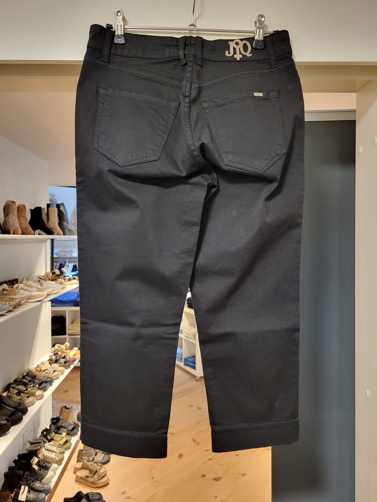 Jonny Q jeans P1021 Stretch Sateen, Black