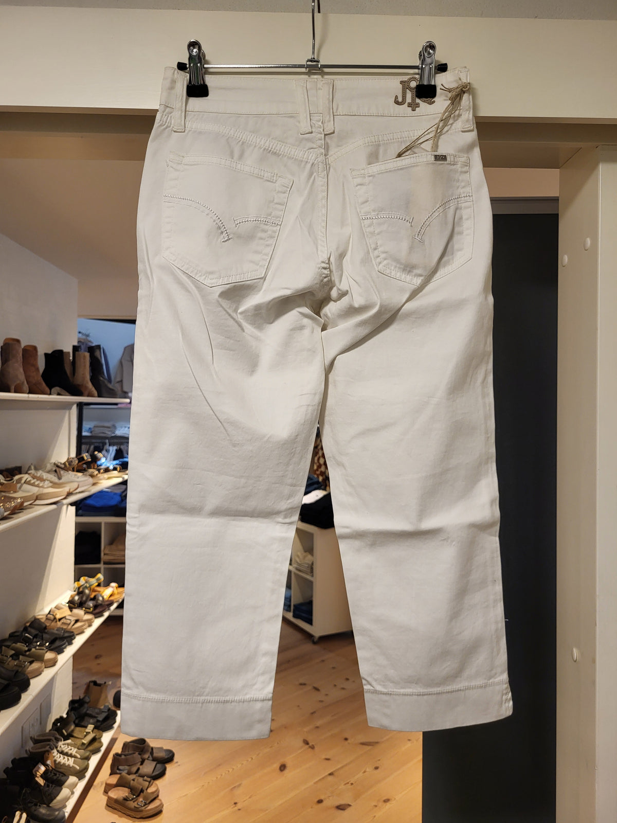 Bøjle 181 - Jonny Q jeans P1021 Stretch Sateen, White