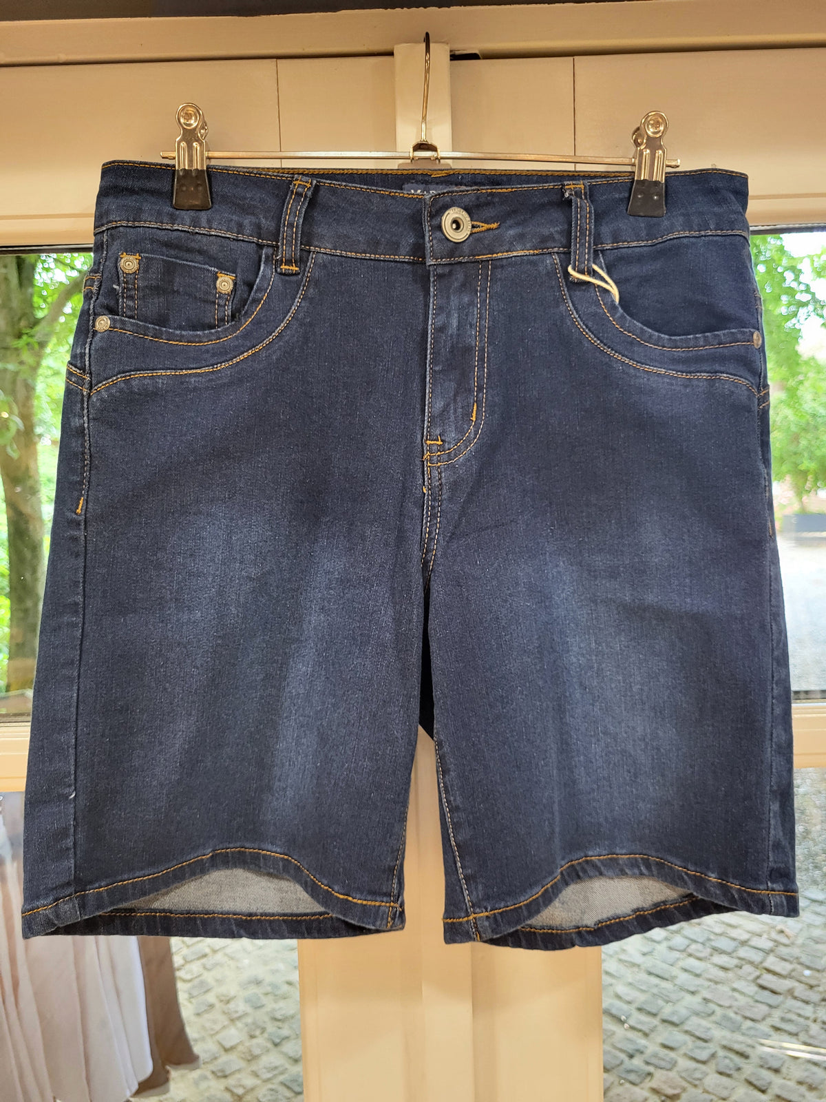 Marc Lauge Jones Shorts Denim, Dark Blue Used
