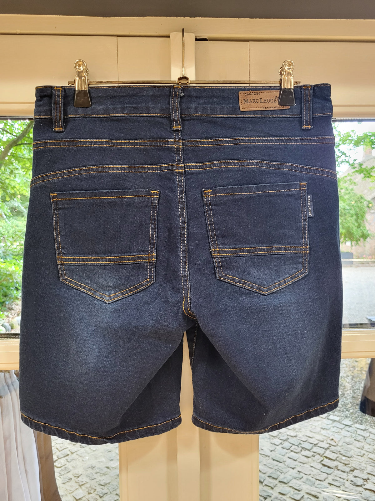 Marc Lauge Jones Shorts Denim, Dark Blue Used