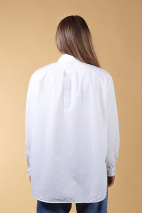 ELSK® POPLIN WOMEN'S SHIRT, WHITE