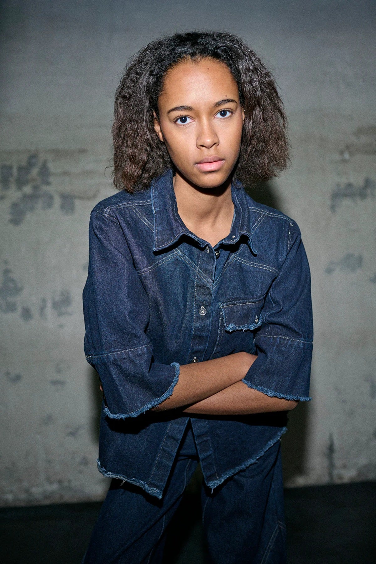 Humble by Sofie LESLIEHBS 3/4 SHIRT, Dark blue