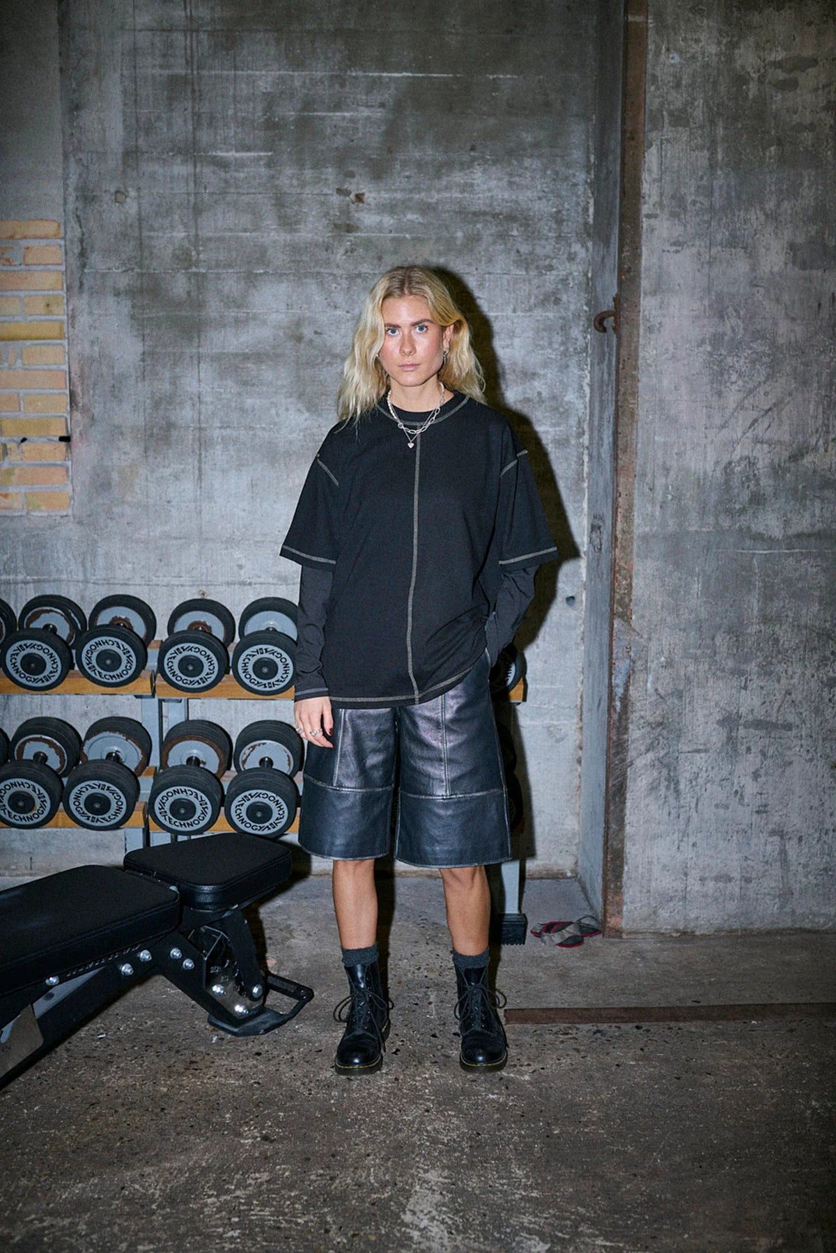 Humble by Sofie LEANAHBS SOCCER TEE, Black