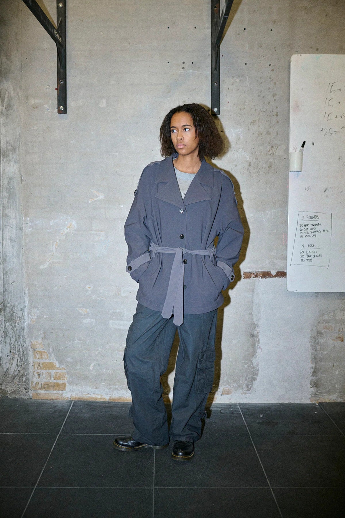 Humble by Sofie LUCCAHBS JACKET, Dark grey combi