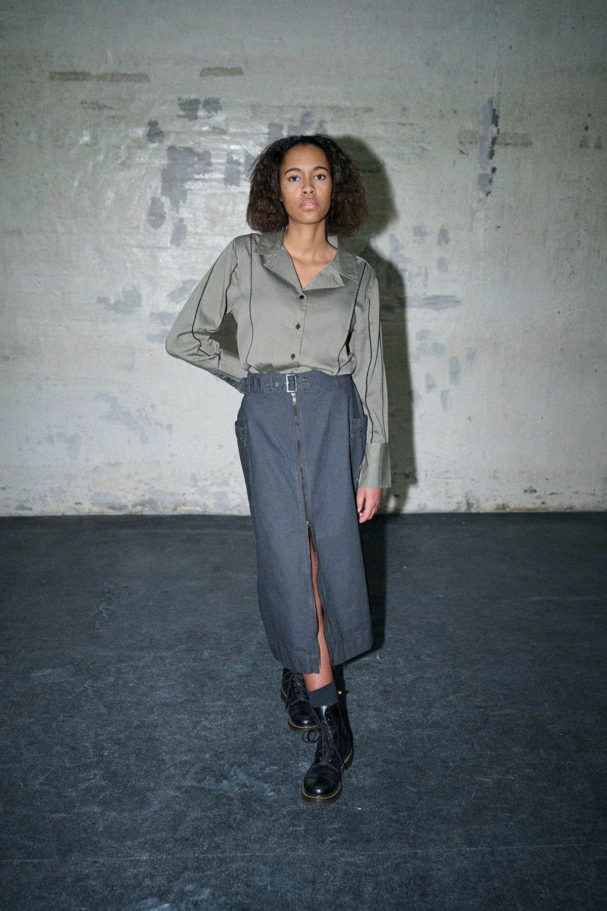 Humble by Sofie LUZHBS SKIRT, Dark Grey