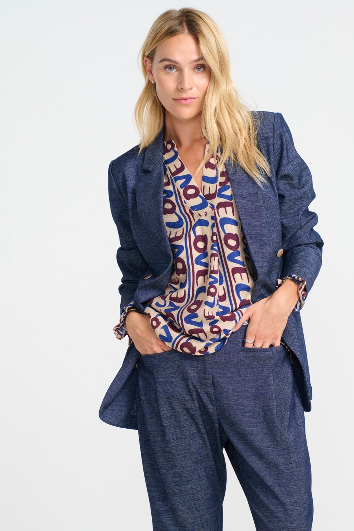 Costamani Hardy Blazer, Blue Denim
