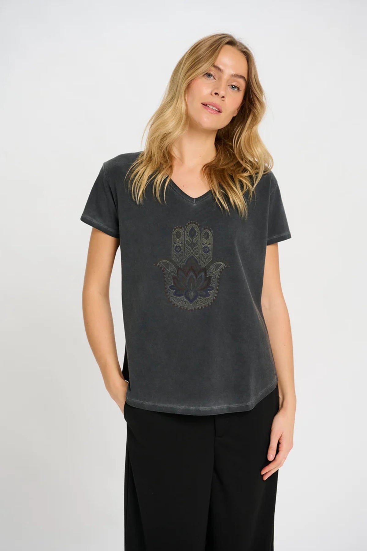 Costamani Hamsa Tee, Black