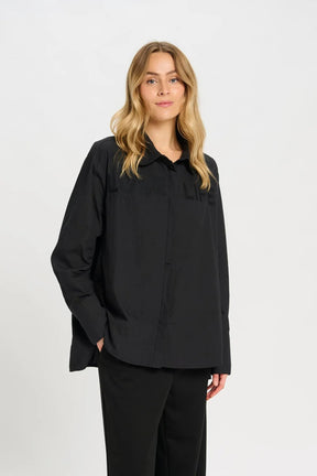 Costamani Letters Shirt, Black