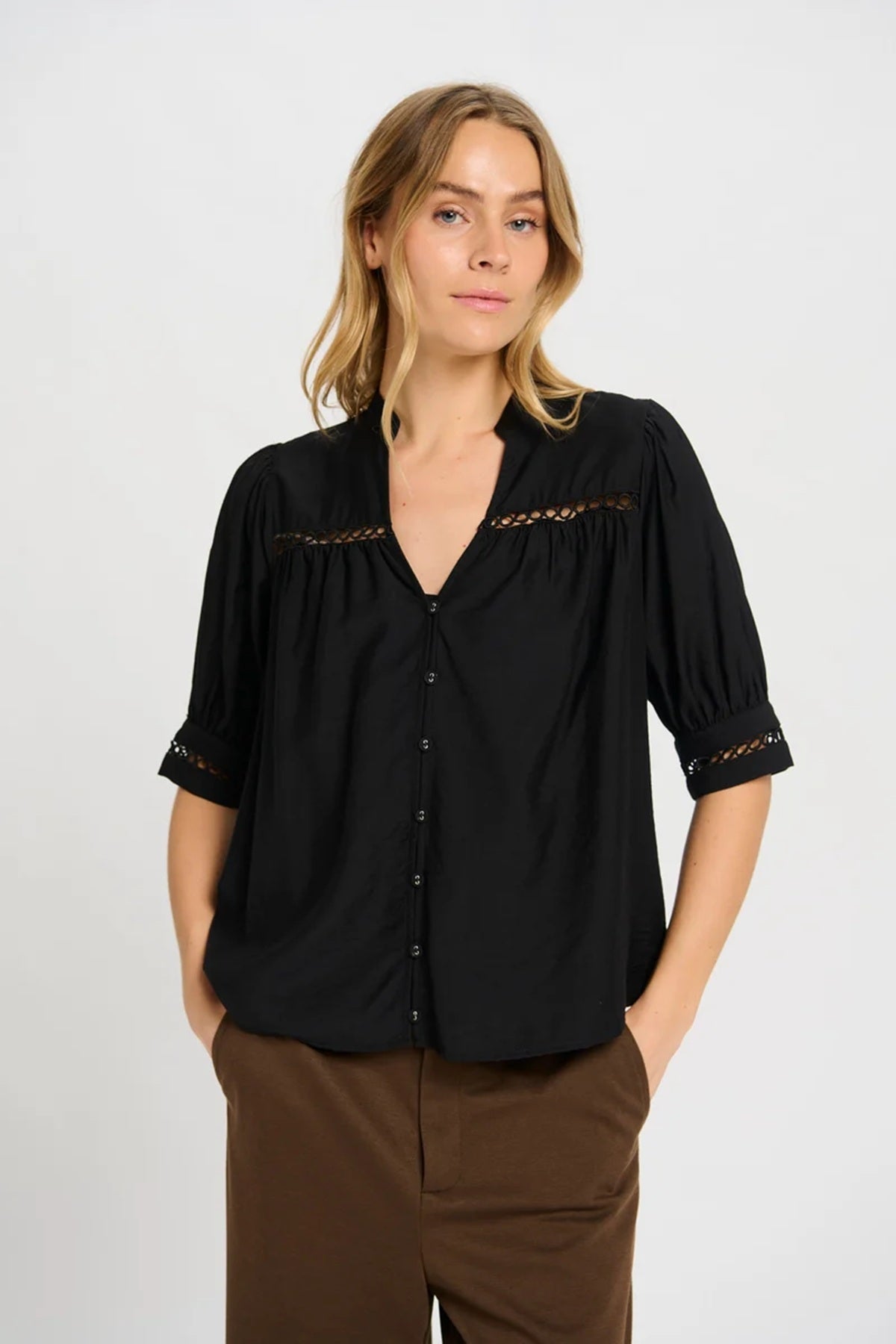 Costamani Lisa Shirt, Black