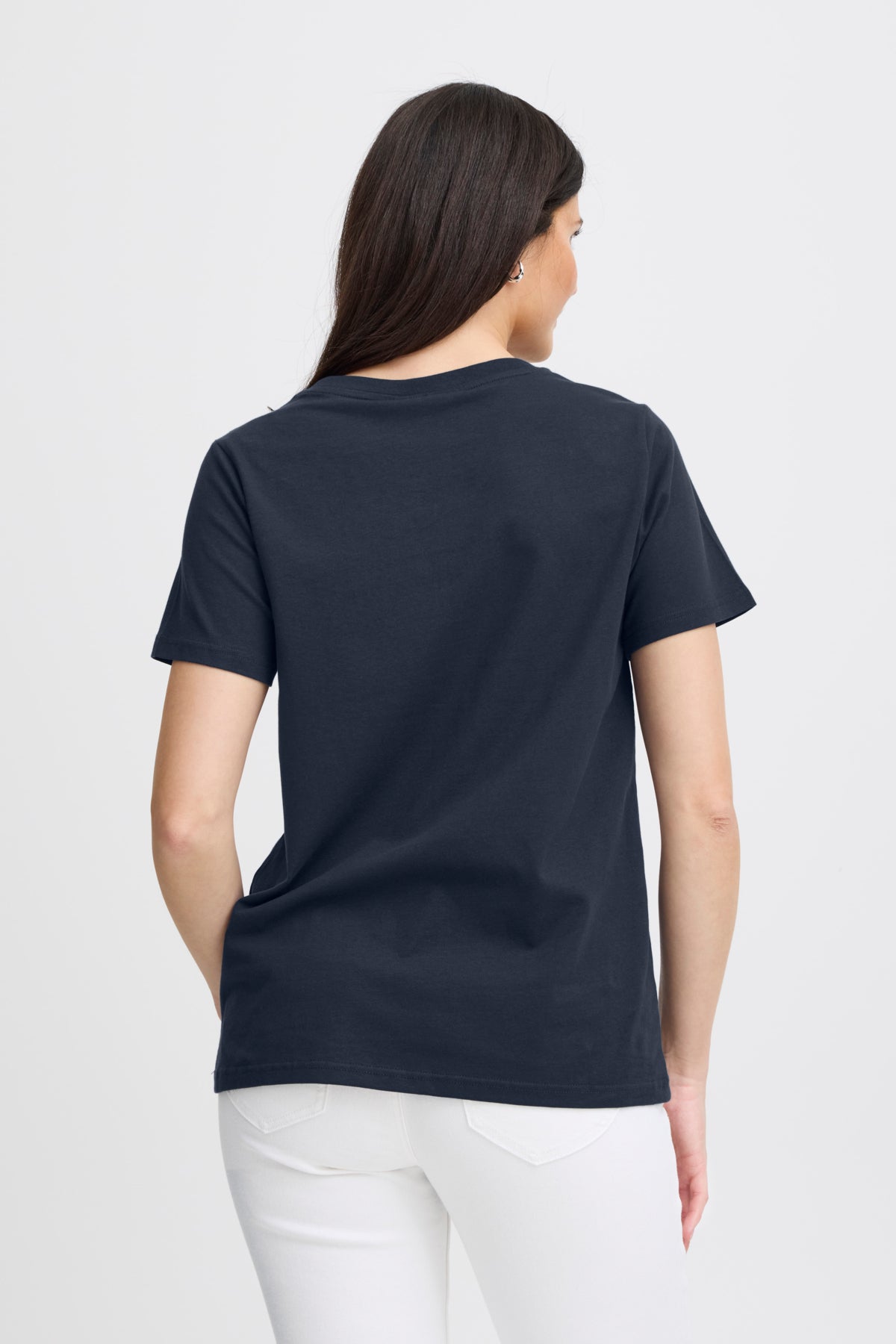 Fransa FRZASHOULDER TEE 1, Dark Peacoat