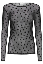 Fransa FRDETA TEE 1, HEART MESH