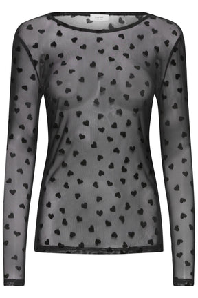 Fransa FRDETA TEE 1, HEART MESH