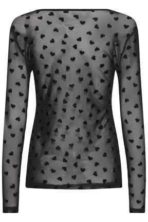 Fransa FRDETA TEE 1, HEART MESH