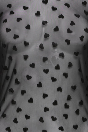 Fransa FRDETA TEE 1, HEART MESH