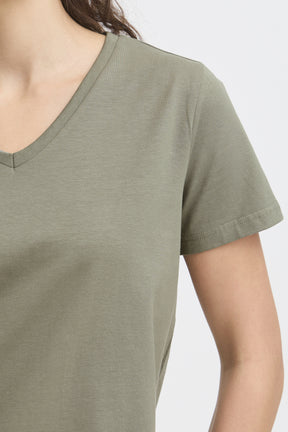 Fransa FRZASHOULDER TEE 1, Agave Green