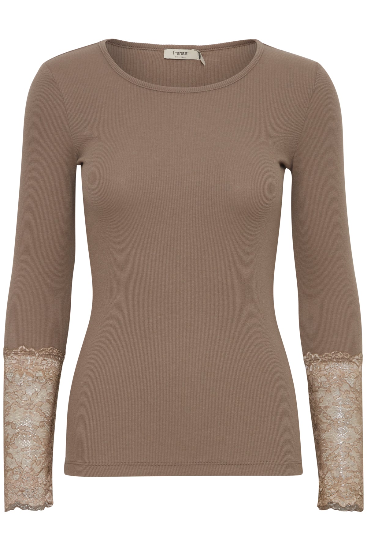 Fransa FRHIZAMOND TEE 19, Walnut