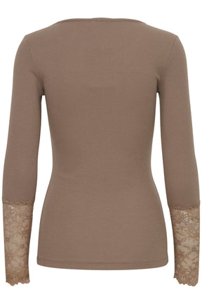 Fransa FRHIZAMOND TEE 19, Walnut