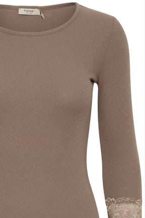 Fransa FRHIZAMOND TEE 19, Walnut