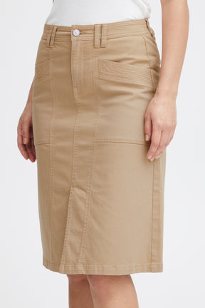 Fransa FRTWILL SKIRT 2, Silver Mink