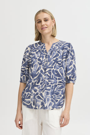 Fransa FRMADDIE BLOUSE 2, Navy Blazer art