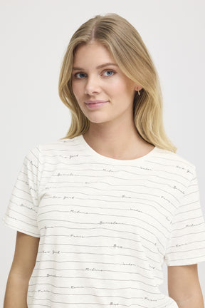 Fransa FRHAZEL TEE 2, Blanc de blanc art