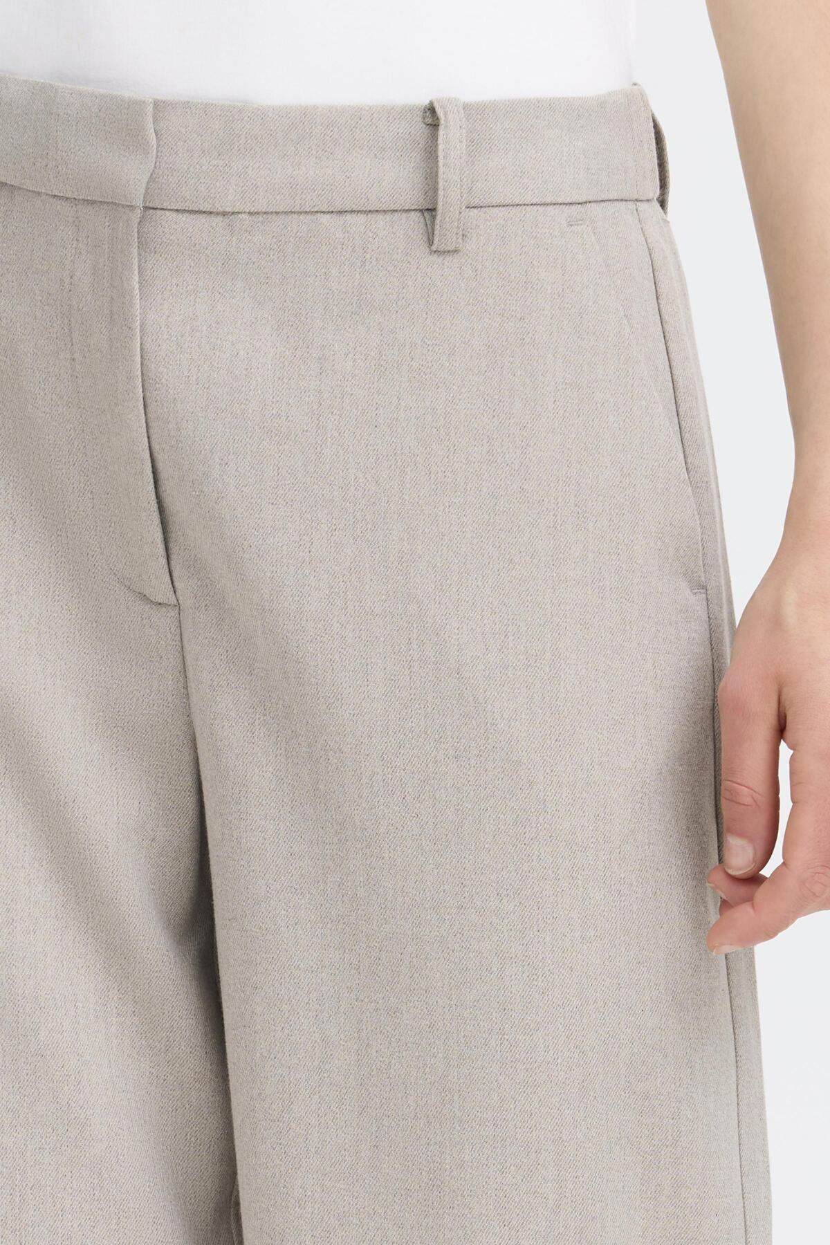 Fransa FRLEA PANTS 4, MOON ROCK MELANGE