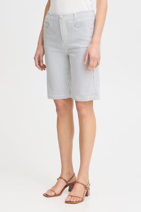 Fransa FRENA SHORTS 1,BIRCH W. NAVY