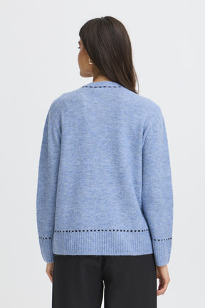 Fransa FRELISE PULLOVER 1, INFINITY MEL STRIPE