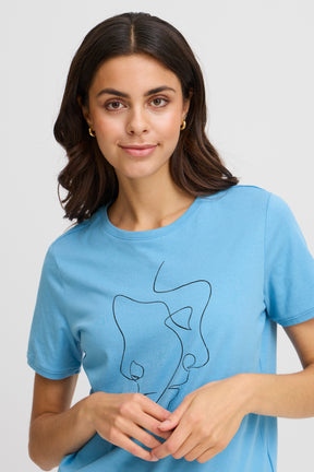Fransa  FRSAVAI TEE 1 , Azure Blue