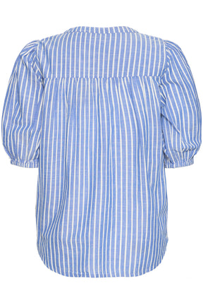 Fransa FXBONNIE BLOUSE 1, Navy Blazer Melange Stripe