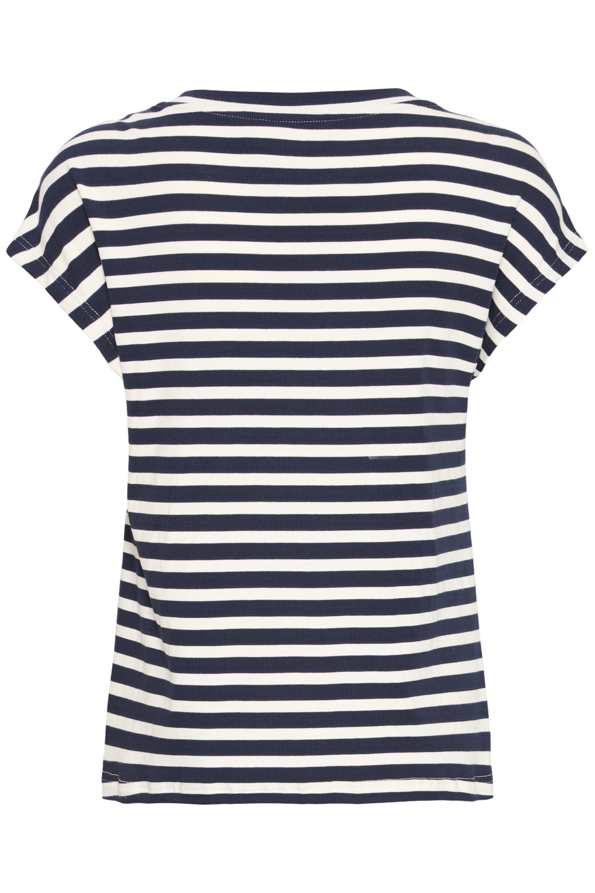 Fransa FRCANO TEE 1,  NAVY BLUE STRIPE