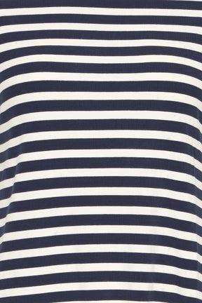 Fransa FRCANO TEE 1,  NAVY BLUE STRIPE