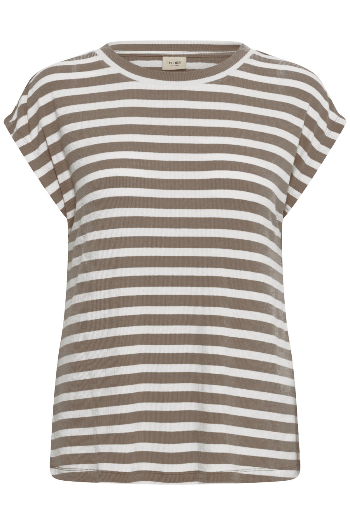 Fransa FRCANO TEE 1,  MOUNTAIN STRIPE