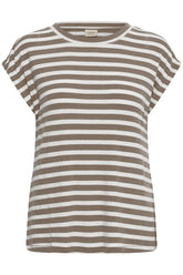 Fransa FRCANO TEE 1,  MOUNTAIN STRIPE