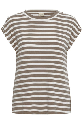 Fransa FRCANO TEE 1,  MOUNTAIN STRIPE