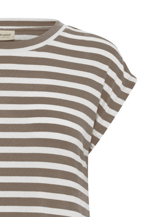 Fransa FRCANO TEE 1,  MOUNTAIN STRIPE